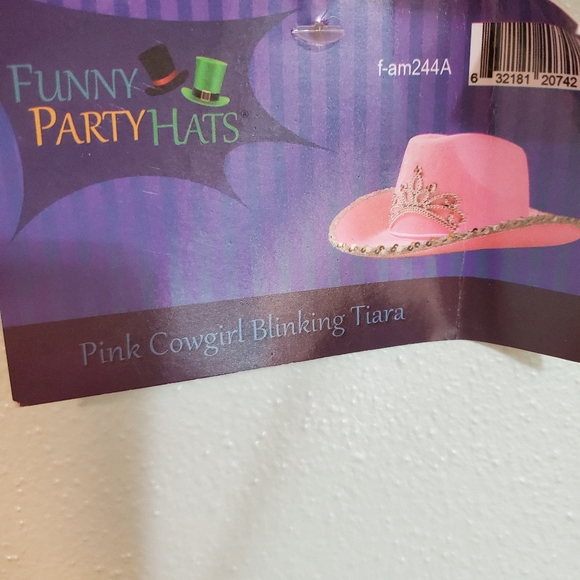 Girls pink princess cowboy hat - Picture 4 of 4